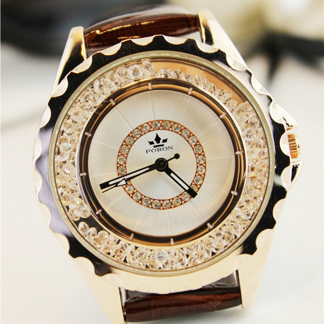 Full diamond women's watch