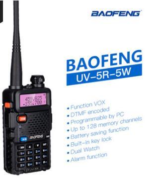 Neue angekommene BAOFENG UV-5RT Dual Band 2 way radio VHF136-174Mhz & UHF 400-520 Mhz fm Walkie talkie