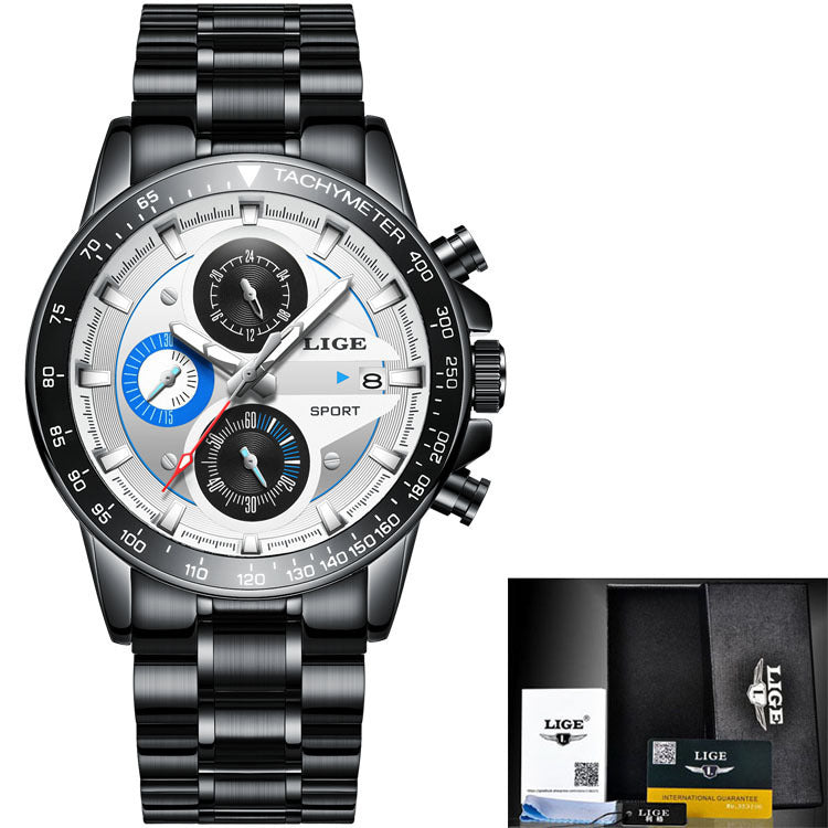 LIGE men's business watch