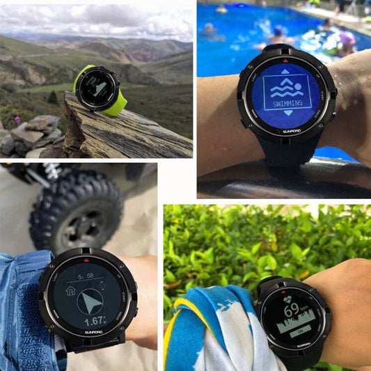 Sports Watch Compass Altitude Barometer Temperature