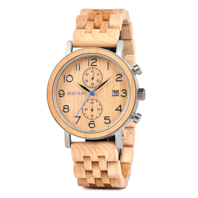 Business Quartz Movement Anti-Wood Water Watch