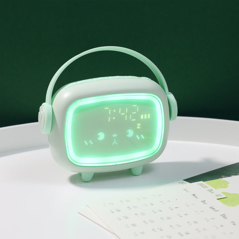 Alarm-Clock Night-Light Home-Decor Kids Cute Timing Smart Countdown LED