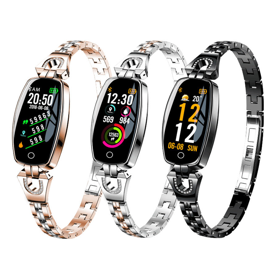 H8 Smart Lady Bracelet Heart Rate Blood Pressure Smart Watch