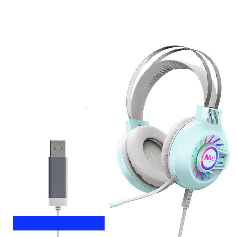 Head-Mounted Notebook Desktop Computer Gaming Headset