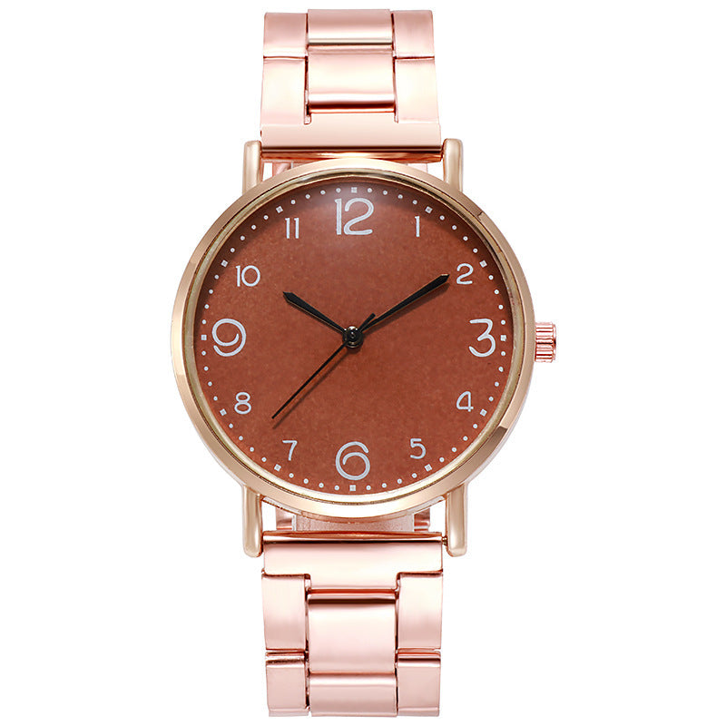 New Style Watch Ladies Stainless Steel Belt Ladies Watch Casual Fashion Student Watch