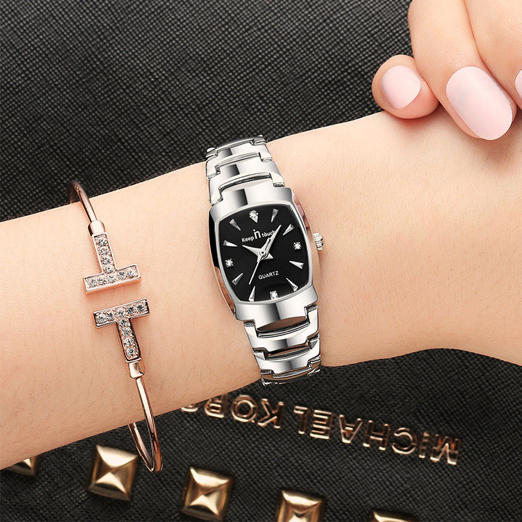 Ladies Tungsten Steel Couple Watch