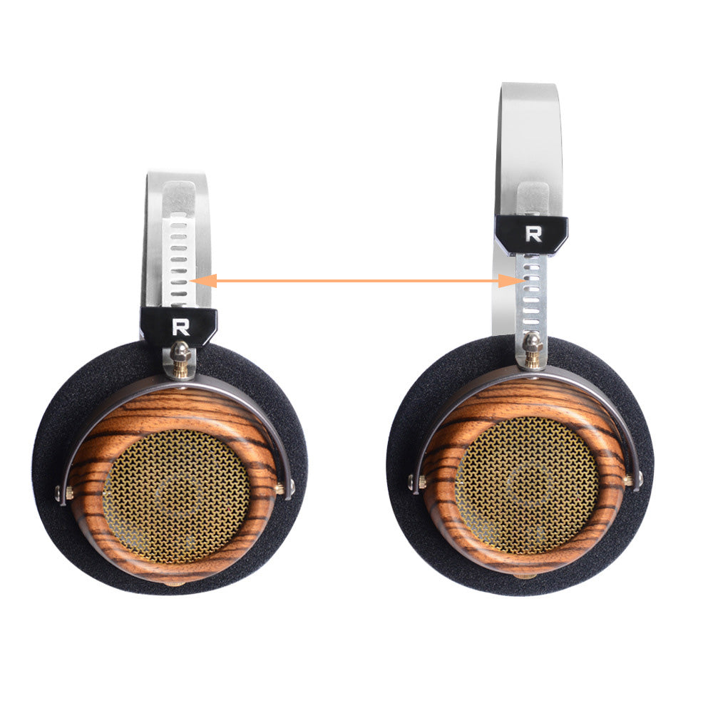 Retro Monitor Open Olive Wood Headphones