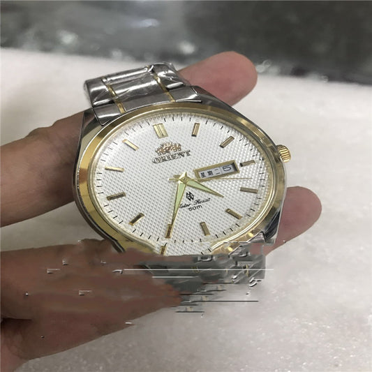 Double lion watch waterproof large dial for the elderly