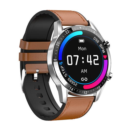 G30 Call Smart Watch 1.28 Full Circle Full Touch Large Screen Bluetooth Call Music Playback Heart Rate Monitoring Pedometer