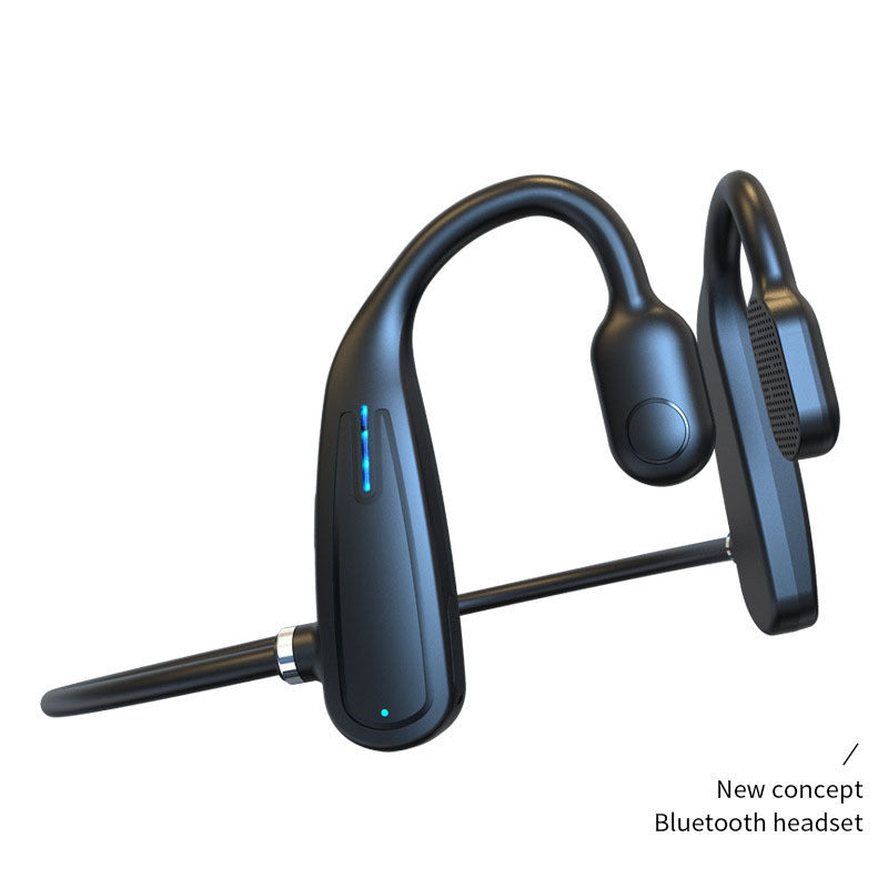 New Wireless Bone Conduction Earphones, Hanging-ear Fitness Sports Earphones, Ultra-long Standby Stereo Bluetooth Earphones