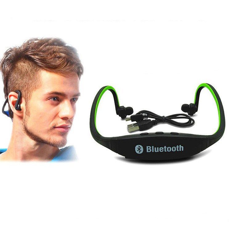 S9 Bluetooth Headset Rear-Mounted Sports Bluetooth Headset Stereo Bluetooth Headset Headset Wireless Card Headset