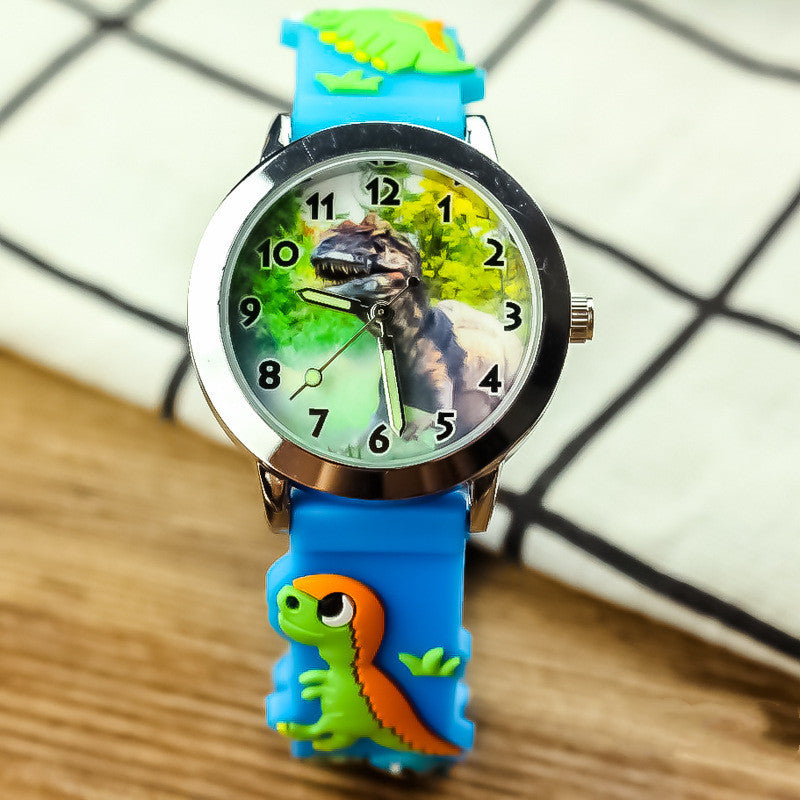 Forest Dinosaur Luminous Needle Electronic Watch