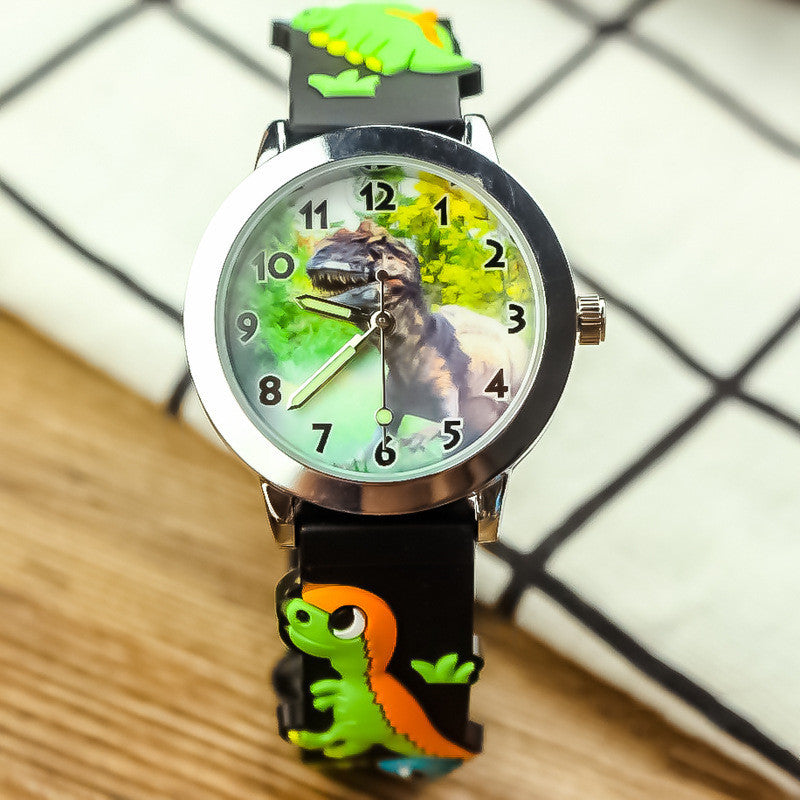 Forest Dinosaur Luminous Needle Electronic Watch