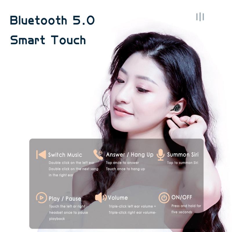 B5 Bluetooth Headset Binaural Digital Display Stereo Bluetooth Headset TWS5.0 Bluetooth Headset 239 Bluetooth Headset