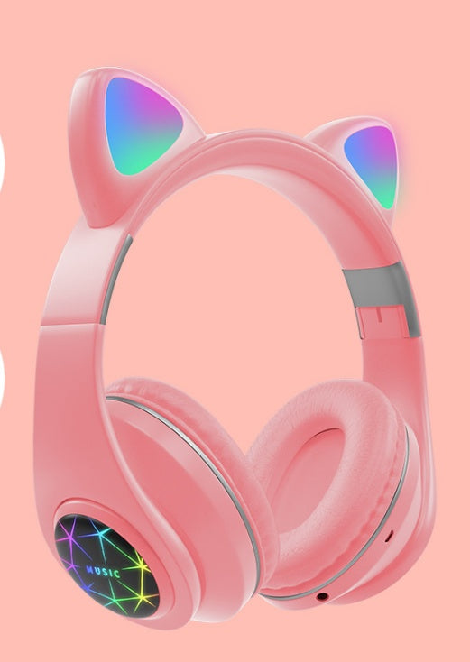 Cute Cat Ear Bluetooth Headset