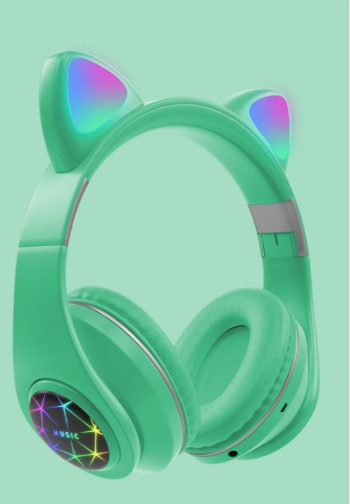 Cute Cat Ear Bluetooth Headset