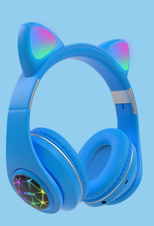 Cute Cat Ear Bluetooth Headset