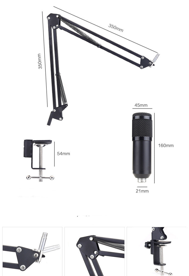 192KHz 24Bit High Sampling Rate Computer USB Microphone BM-800 Condenser Microphone