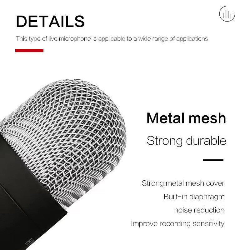 Professional Dubbing Microphone Hd Noise Reduction Recording Equipment Dedicated For Live Broadcast