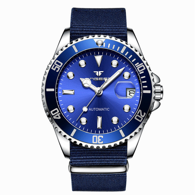 Automatic Blue Luminous Waterproof Mechanical Watch