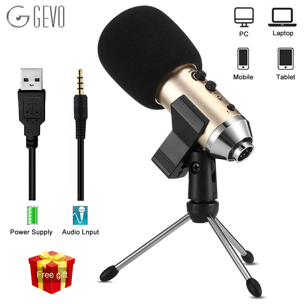 Condenser Microphone For Mobile Phone And Computer