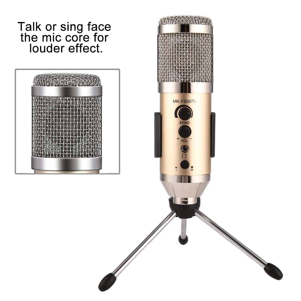 Condenser Microphone For Mobile Phone And Computer