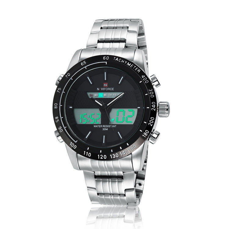 NAVIFORCE Lingxiang 9024EBAY Men's Sports and Leisure Multifunctional Water Quartz Watch