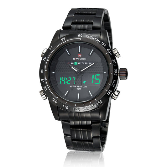 NAVIFORCE Lingxiang 9024EBAY Men's Sports and Leisure Multifunctional Water Quartz Watch