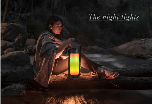 Led Lantern Wireless Bluetooth Speaker Portable Outdoor Sports Portable Night Light Booth Audio