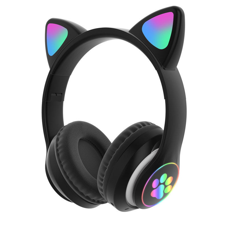 Luminous Bluetooth headset cat ear headset