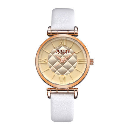 Female Student Minimalist Sen Female Watch Popular Personality Big Dial Quartz Girl Watch