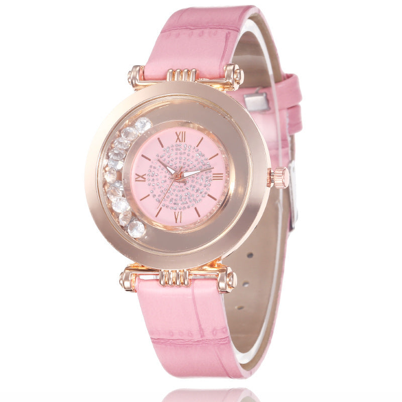 Roman Numeral Ladies Compact Temperament Watch