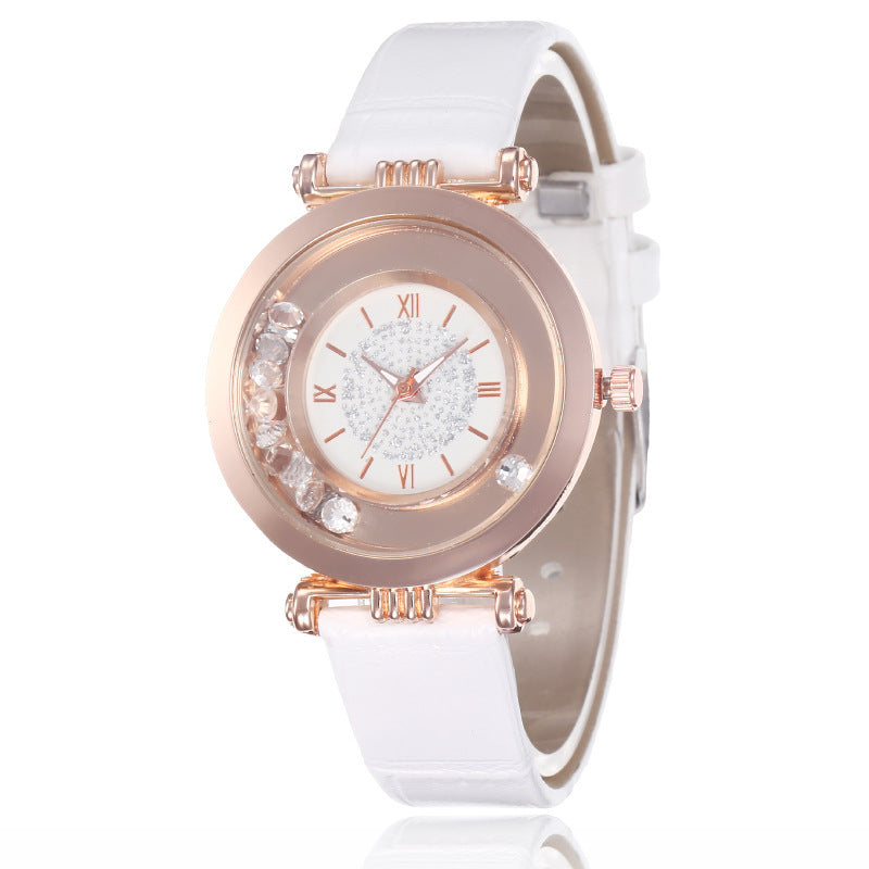 Roman Numeral Ladies Compact Temperament Watch