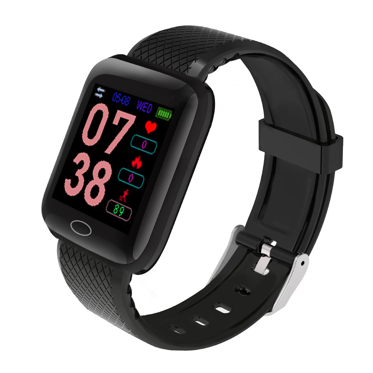 116PLUS Smart Bracelet Heart Rate Pedometer Sports Color Screen