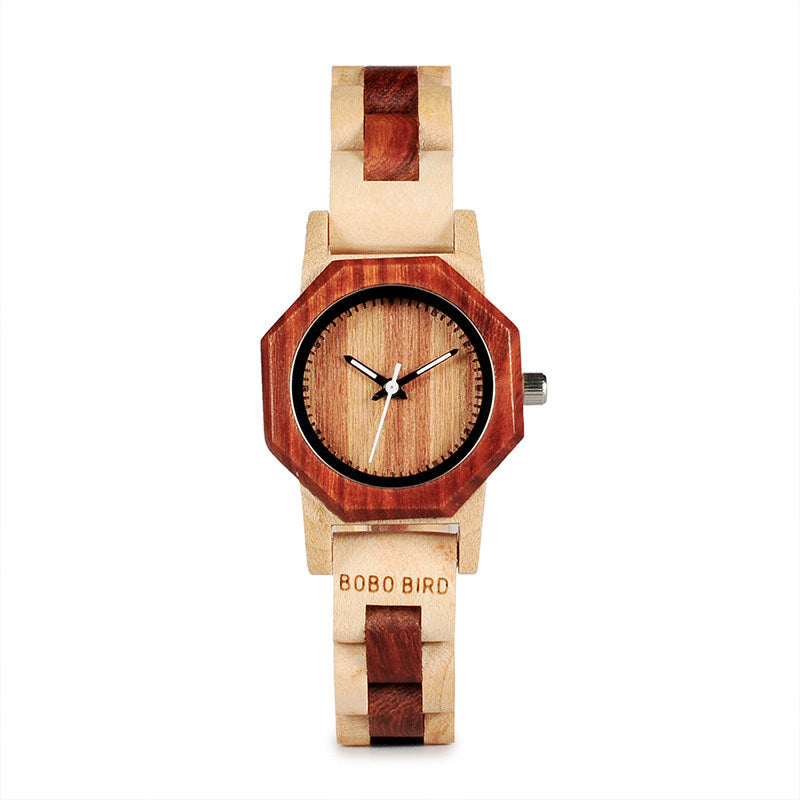 Fashion Retro Simple Ladies Wooden Watch