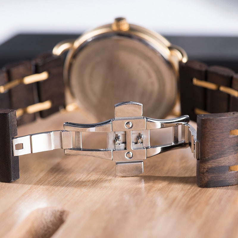 Wooden Watch Simple And Casual