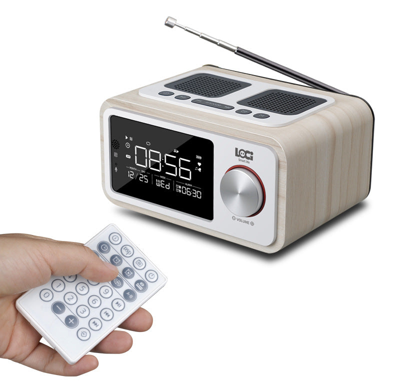 Bluetooth Speaker Alarm Clock Radio Mobile Phone Clock Small Stereo