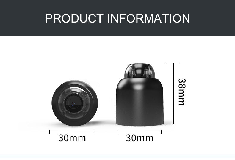 1080P Hd Night Vision Small Monitor Wireless Wifi Remote Surveillance Camera Home Network Camera