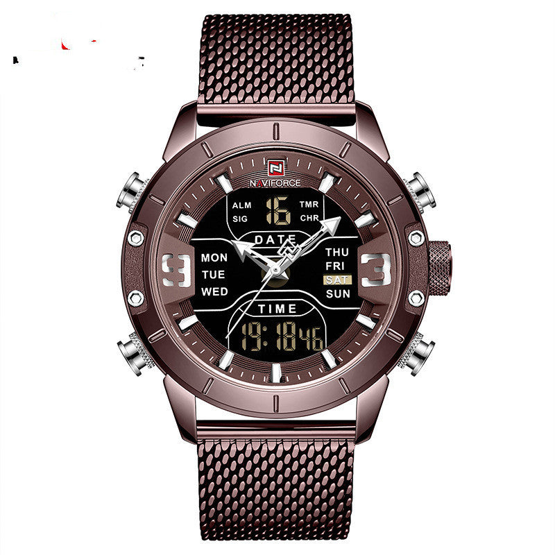 Alarm Clock Calendar Business Quartz Electronic Men's Watch