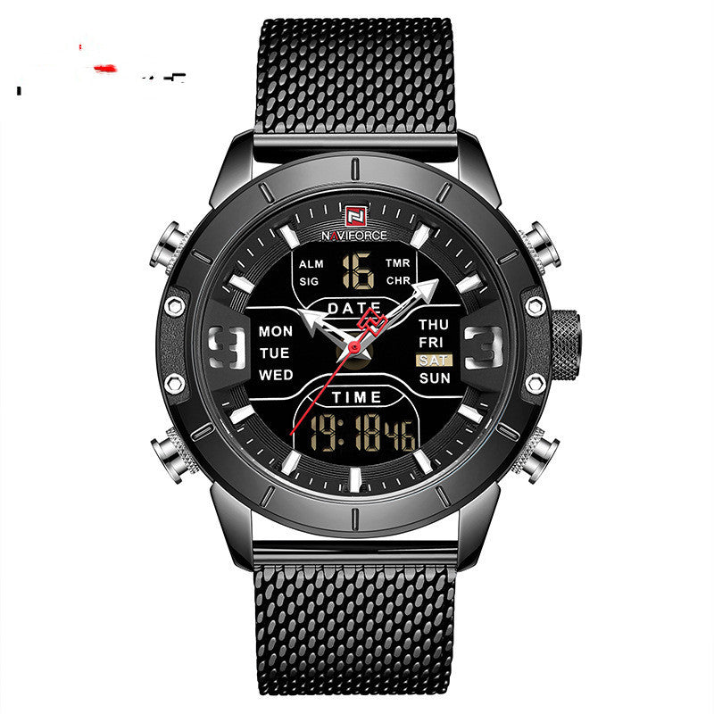 Alarm Clock Calendar Business Quartz Electronic Men's Watch