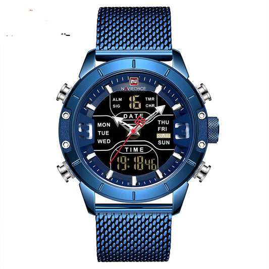 Alarm Clock Calendar Business Quartz Electronic Men's Watch