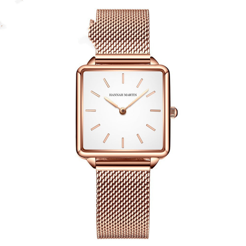 Fashion Small Square Watch Women's Watch Students Square Women's Watch