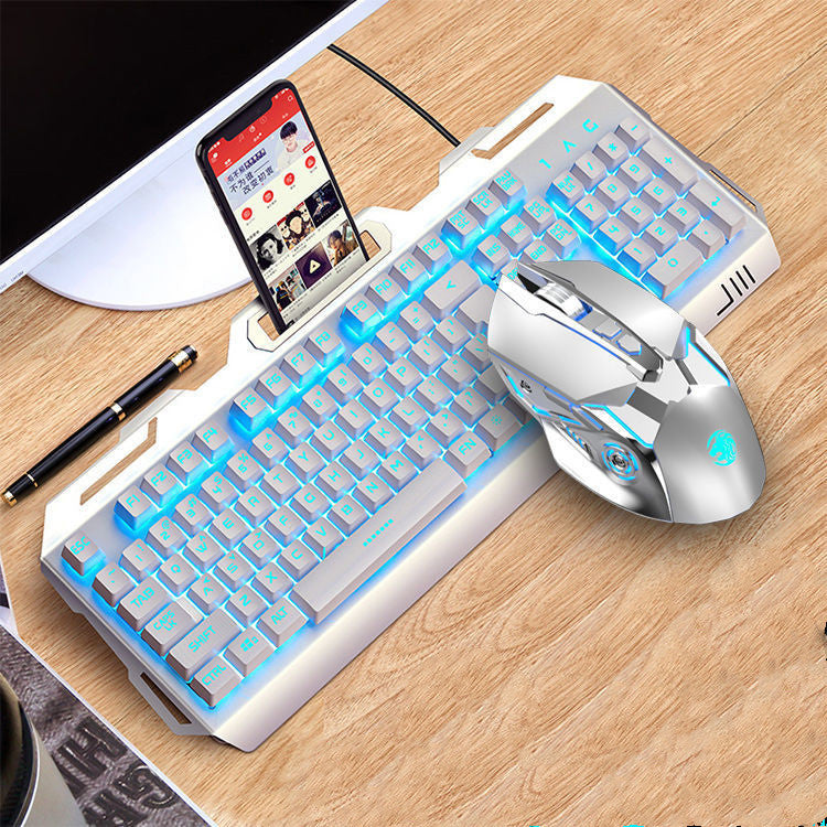 Wrangler Real Manipulator Keyboard Notebook Desktop Computer Wired Gaming Gaming Mouse Headset Three-piece