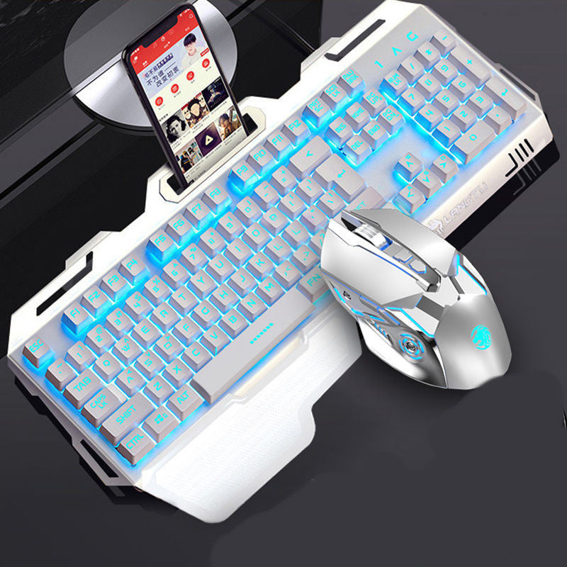 Wrangler Real Manipulator Keyboard Notebook Desktop Computer Wired Gaming Gaming Mouse Headset Three-piece