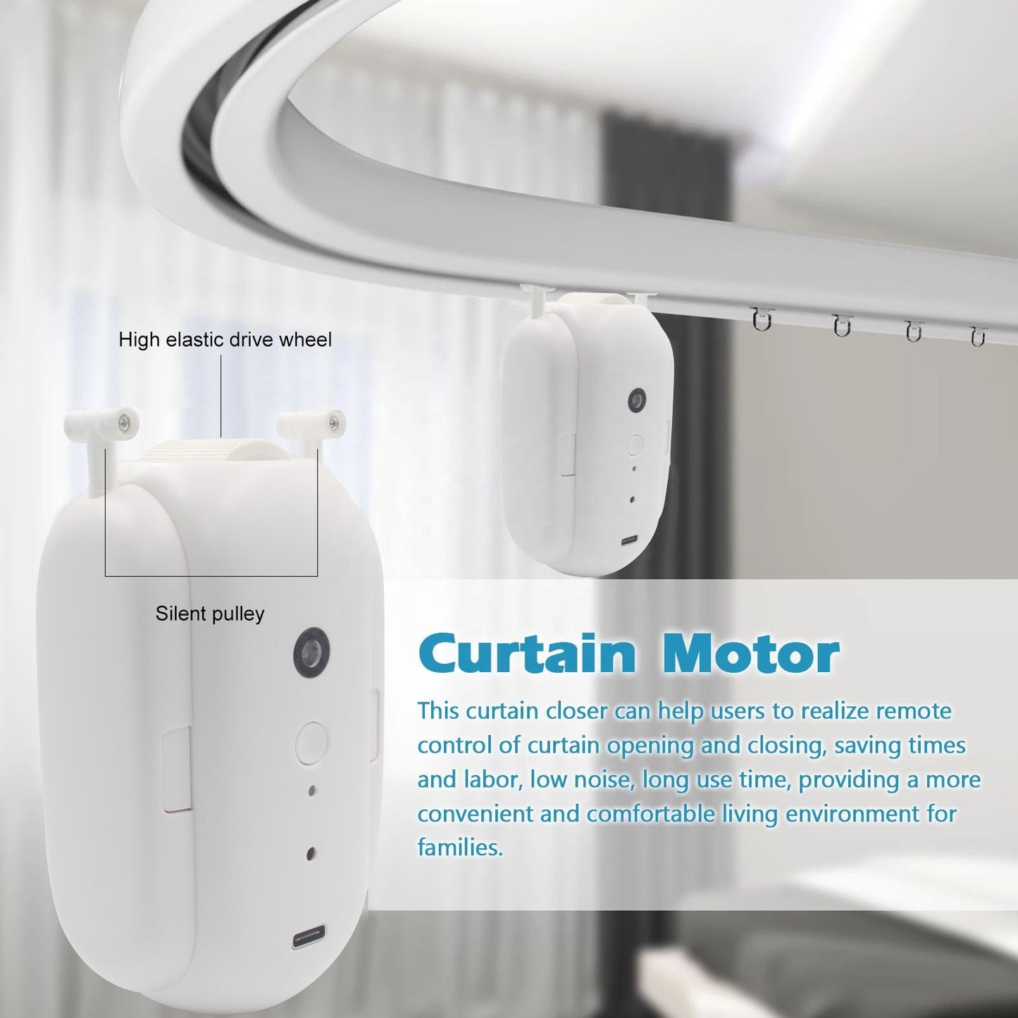 Curtains Bluetooth Wireless Automatic Motor