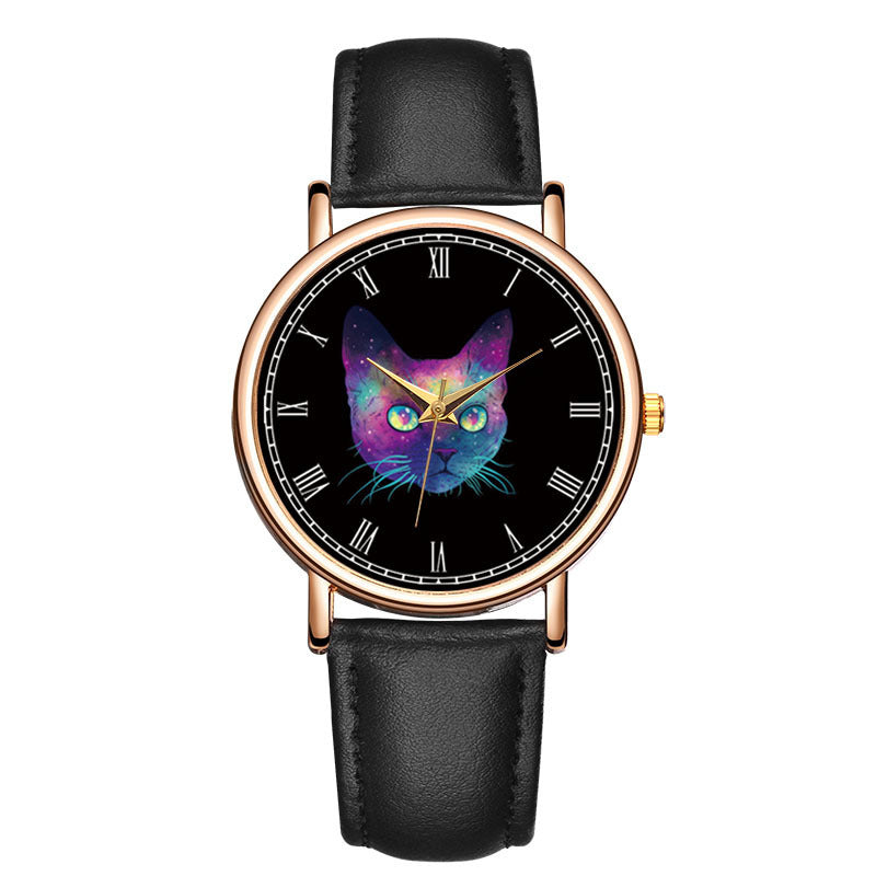 Lovely Casual Rose Gold Shell Noodle Watch