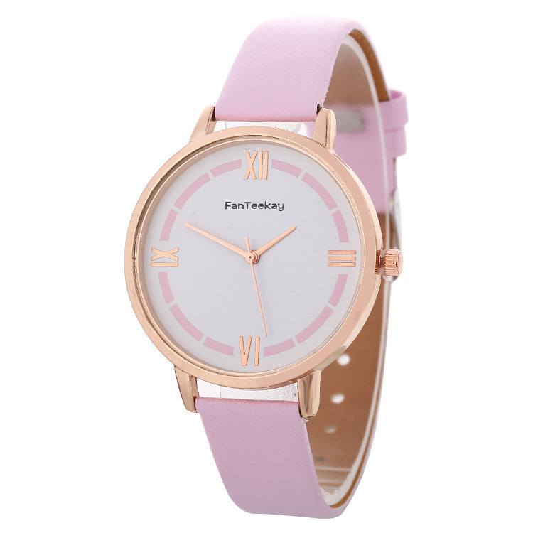 Fashionable And Simple Roman Ladies Business Quartz Watch