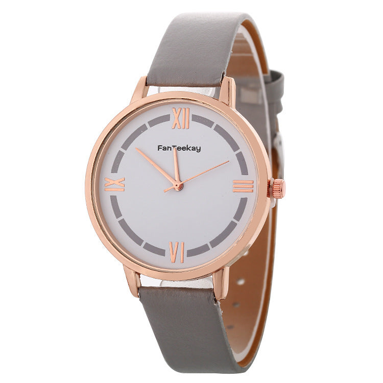 Fashionable And Simple Roman Ladies Business Quartz Watch