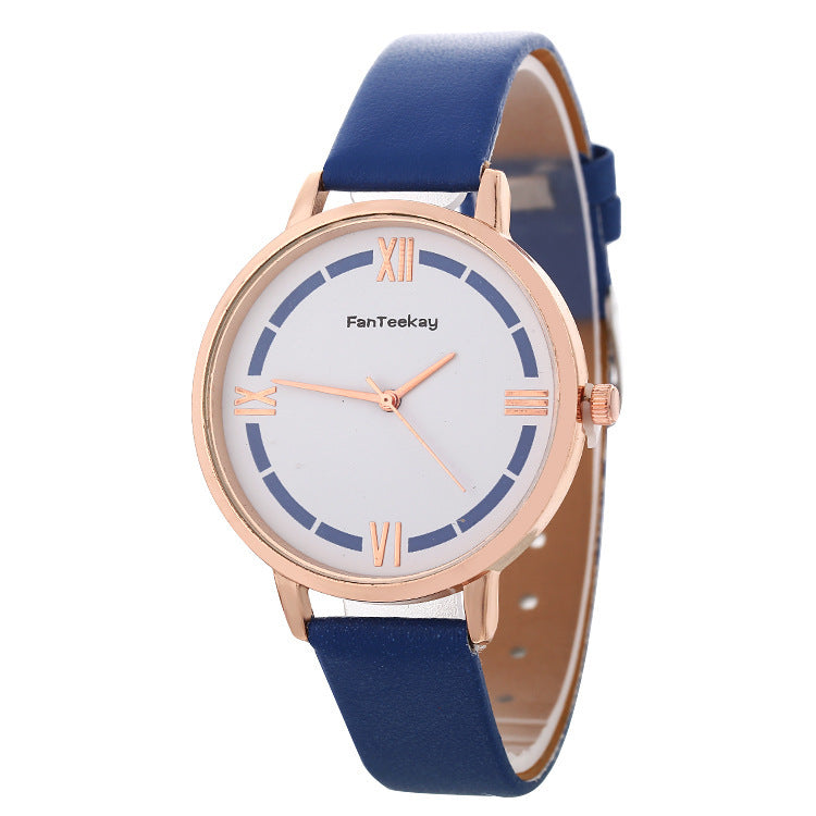 Fashionable And Simple Roman Ladies Business Quartz Watch