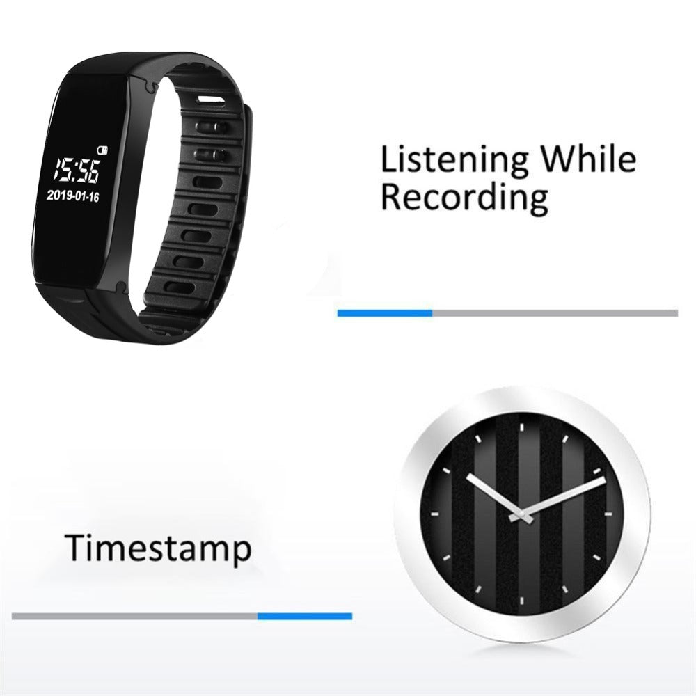 Voice Recorder, Recording Bracelet, Smart Recording Watch